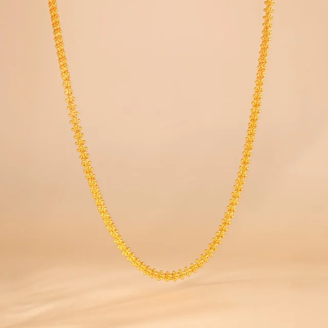 Classic men's gold chain styles in 22K gold