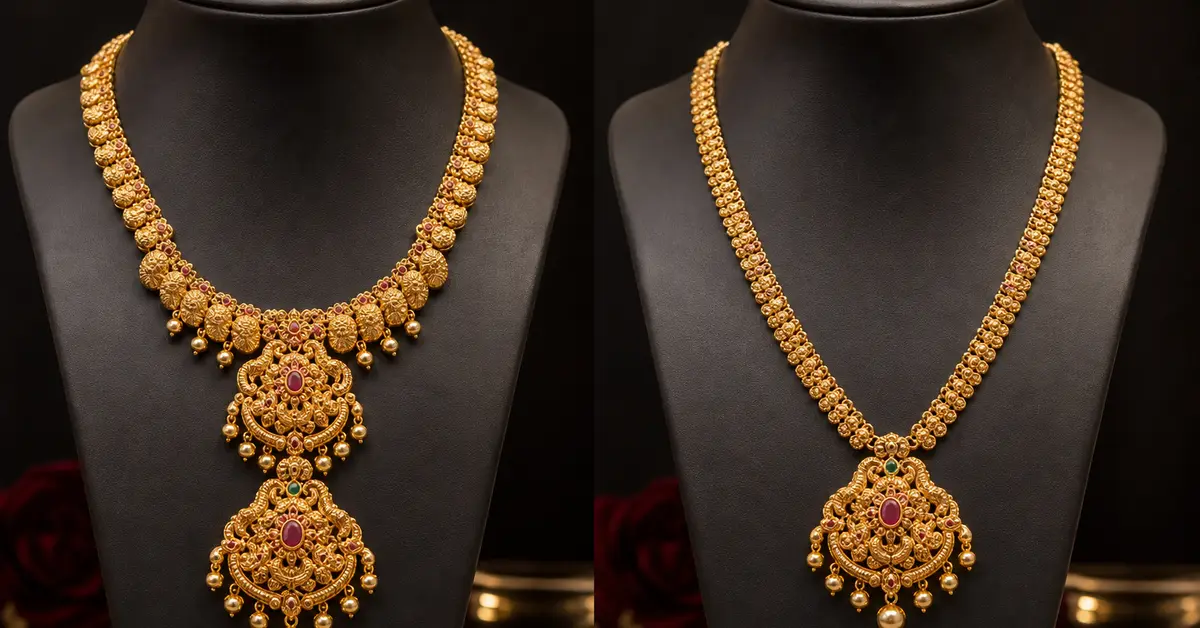 Convertible bridal jewellery pieces styled for multiple wedding functions
