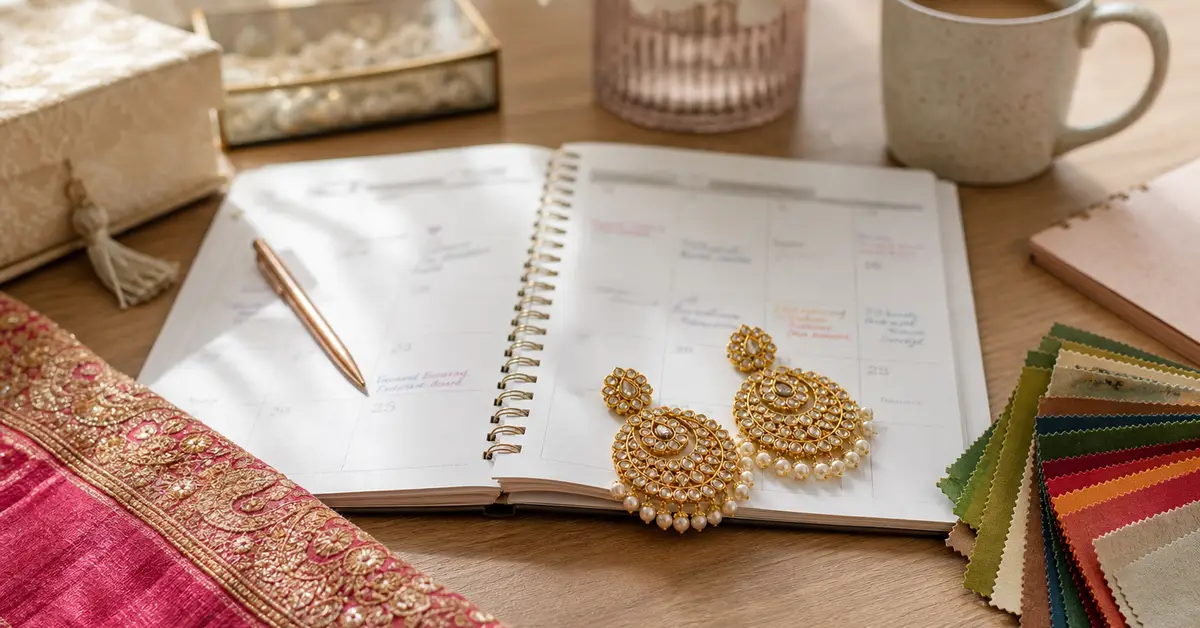 Bridal jewellery shopping timeline for an Edmonton wedding
