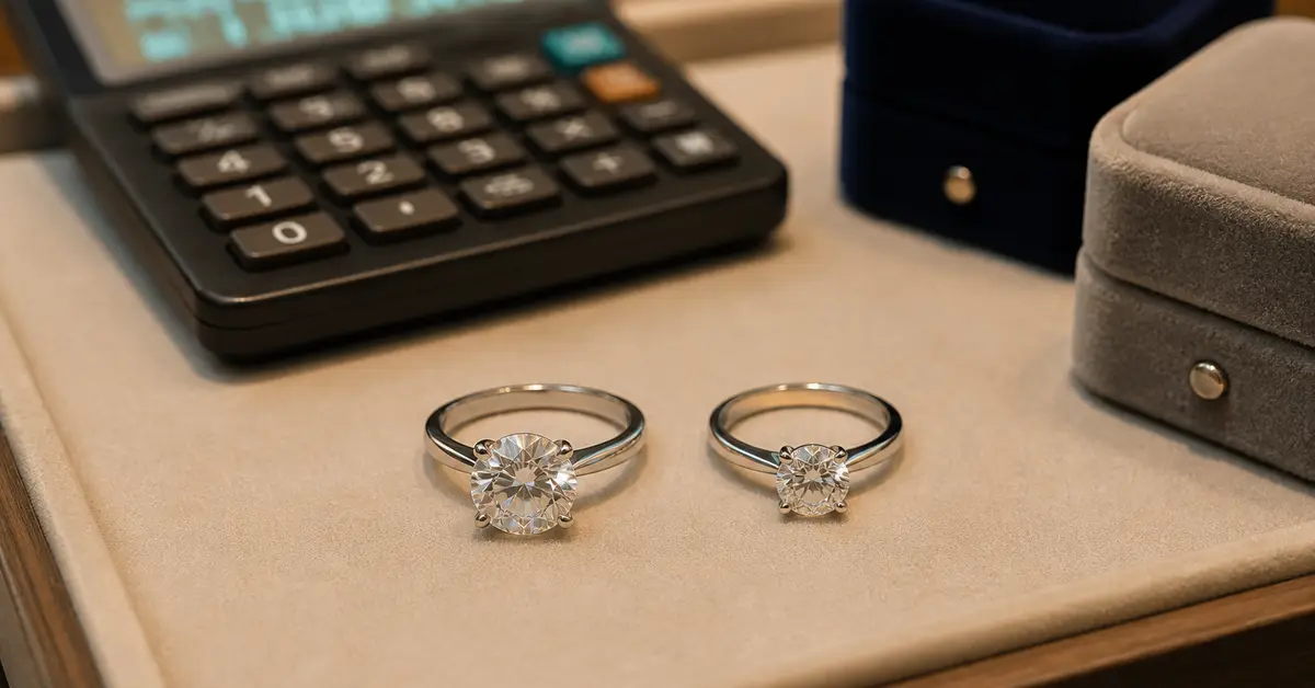 Two diamond rings compared for price and value for Canadian buyers