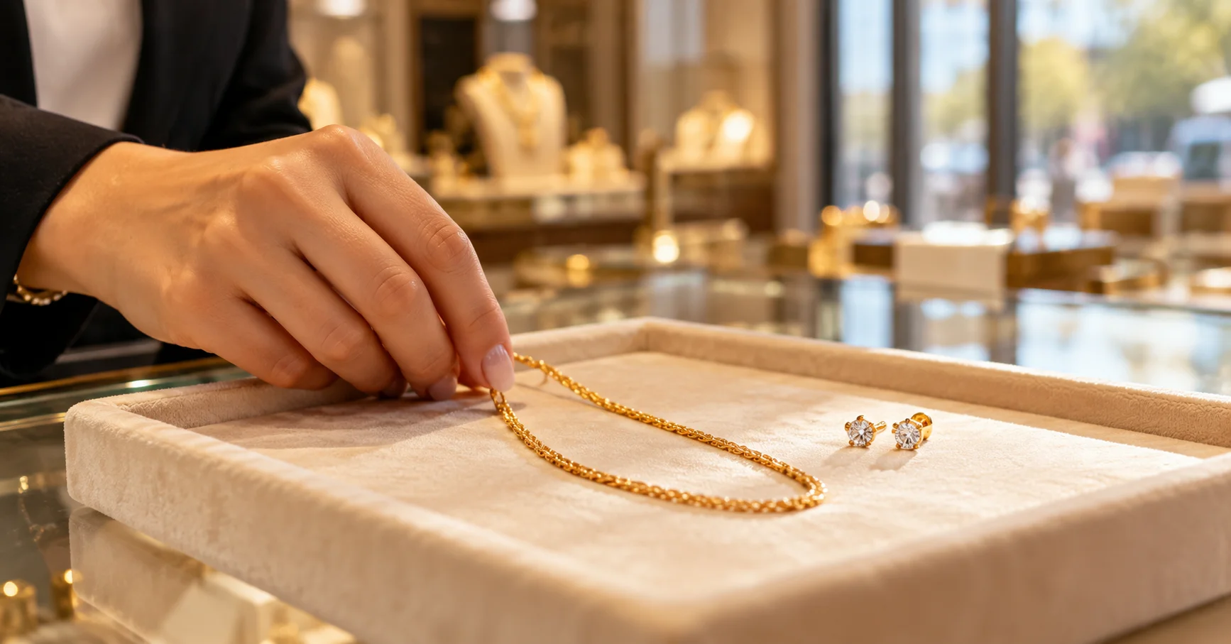 Shopping early for Diwali jewellery gifts at Bharat Jewellers