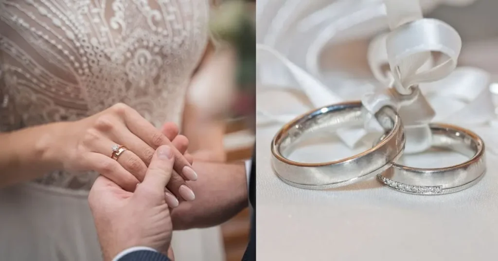 Engraved rings for valentine's day