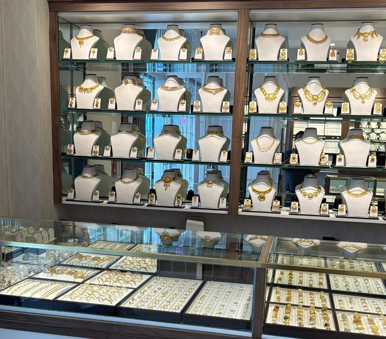 Bharat Jewellers Calgary AB store interior display