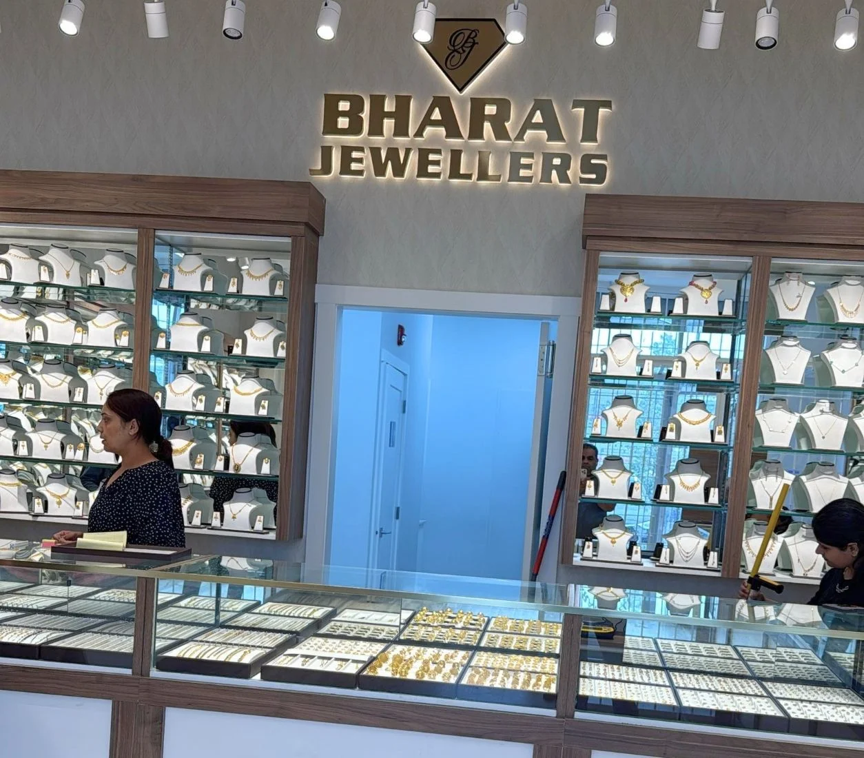 Bharat Jewellers Calgary AB store – main showroom view