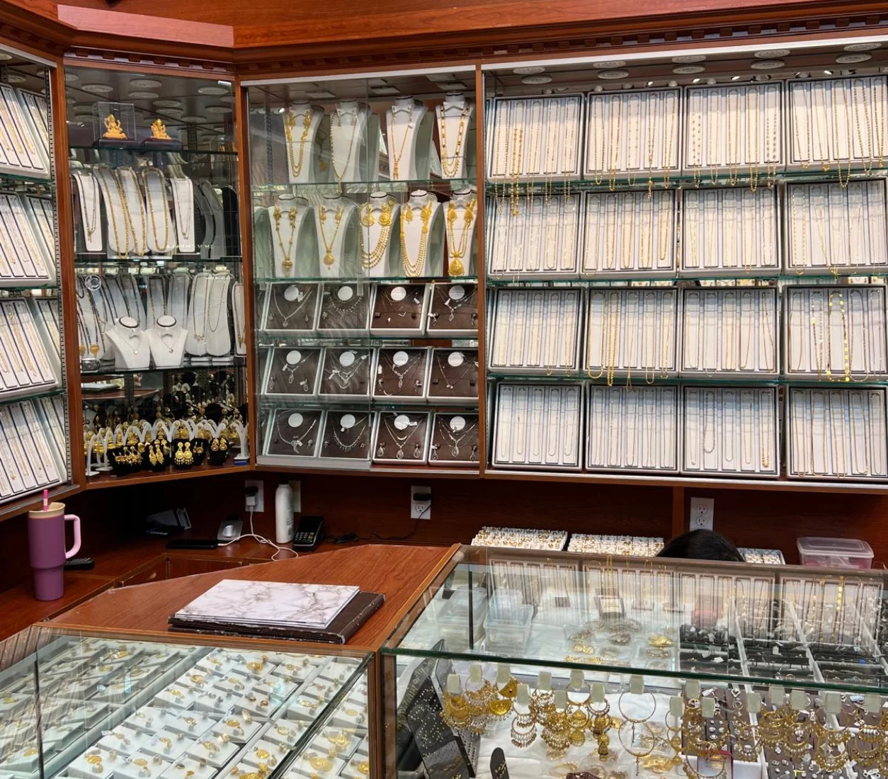 Bharat Jewellers Surrey BC store interior display