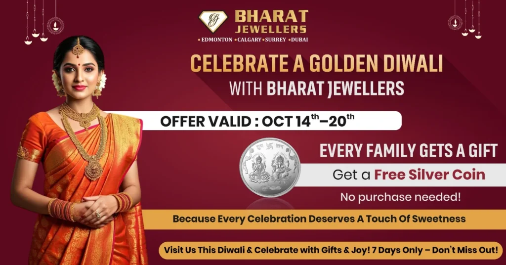Diwali jewellery offers Surrey & Calgary